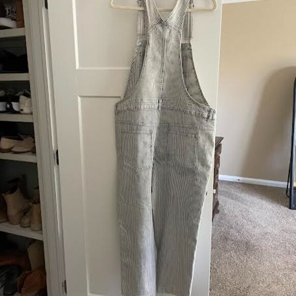 Jordache pin stripe denim overall size XXL NWT - Picture 2 of 5